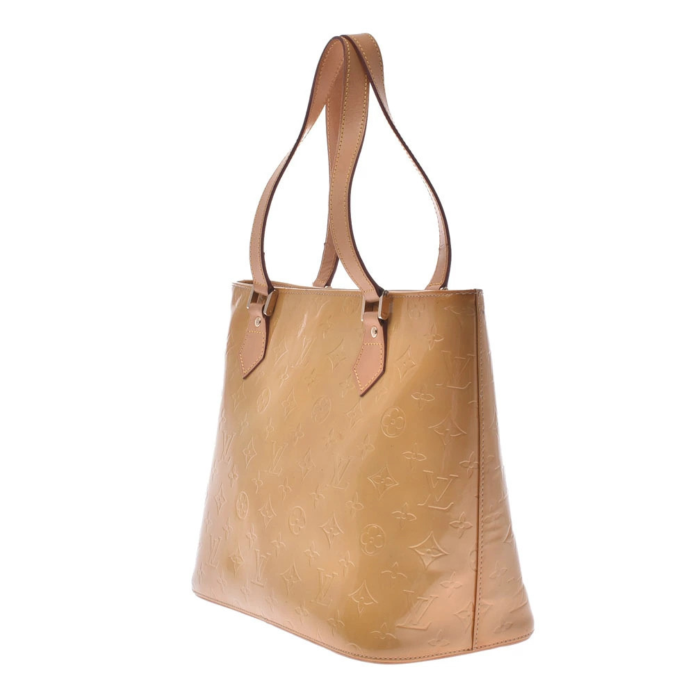 Louis Vuitton Handbag C Monogram Tote Beige Houston Vernis Bag Tan